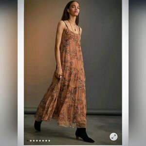 Maeve Sequined Tulle Midi Dress